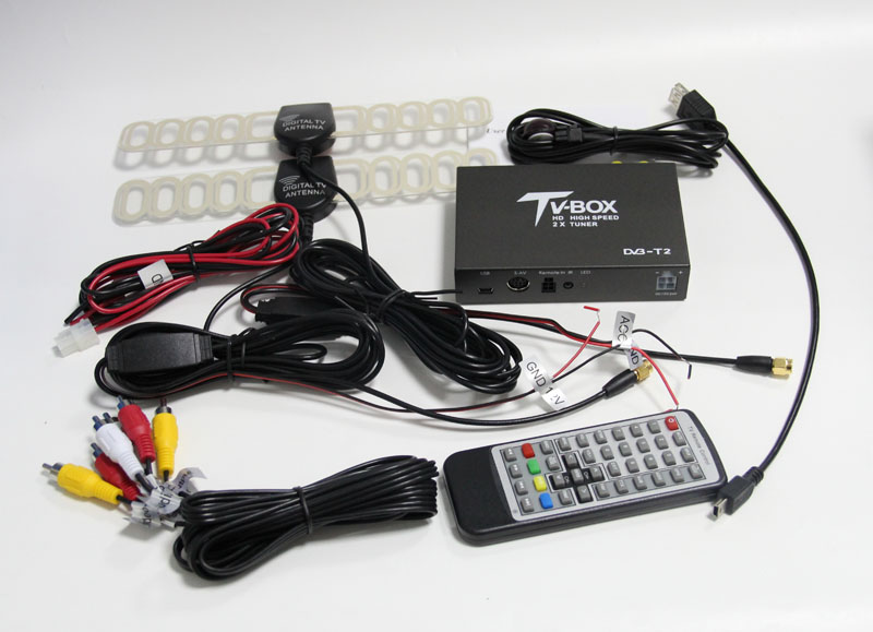 Car DVB-T2 Receiver with Dual Tuner