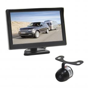 5.0 Inch REVERSING MONITOR AND BUTTERFLY MOUNT CAMERA KIT