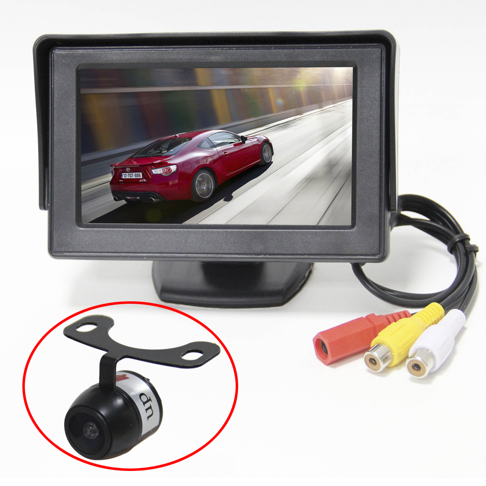 4.3 Inch Reversing Monitor And Butterfly Mount Camera Kit