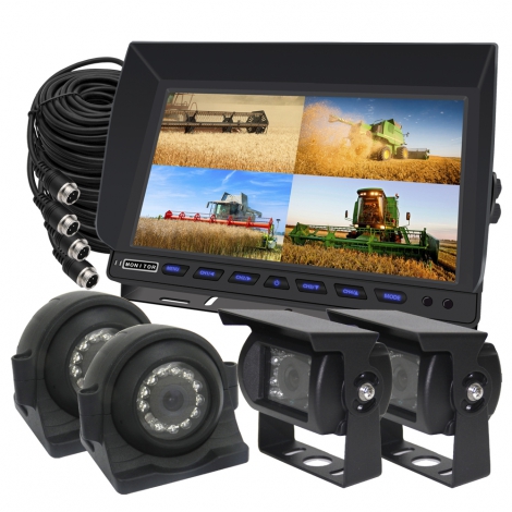 10.1 Inch Color Quad LCD Screen System