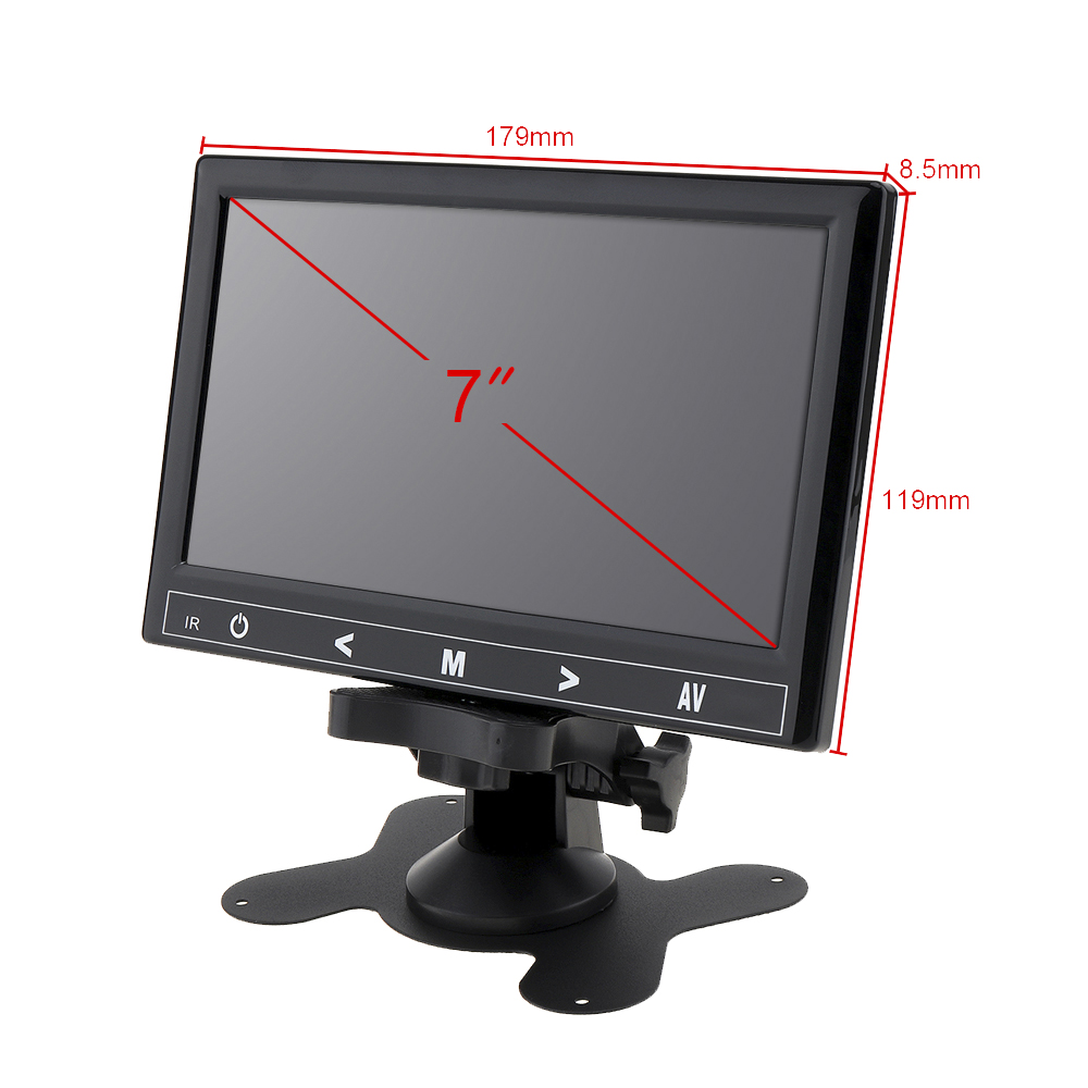 7 Inch Color LCD Backup Monitor