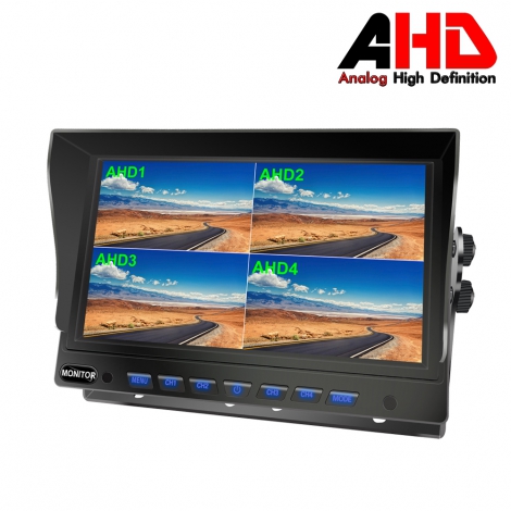 7 Inch AHD Quad-View Car TFT LCD Monitor