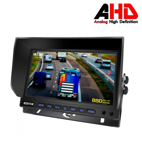 7 Inch AHD Quad DVR BSD Monitor