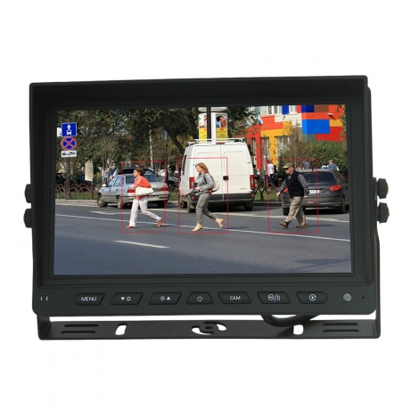 9 Inch IPS 4CH Blind Spot BSD Monitor