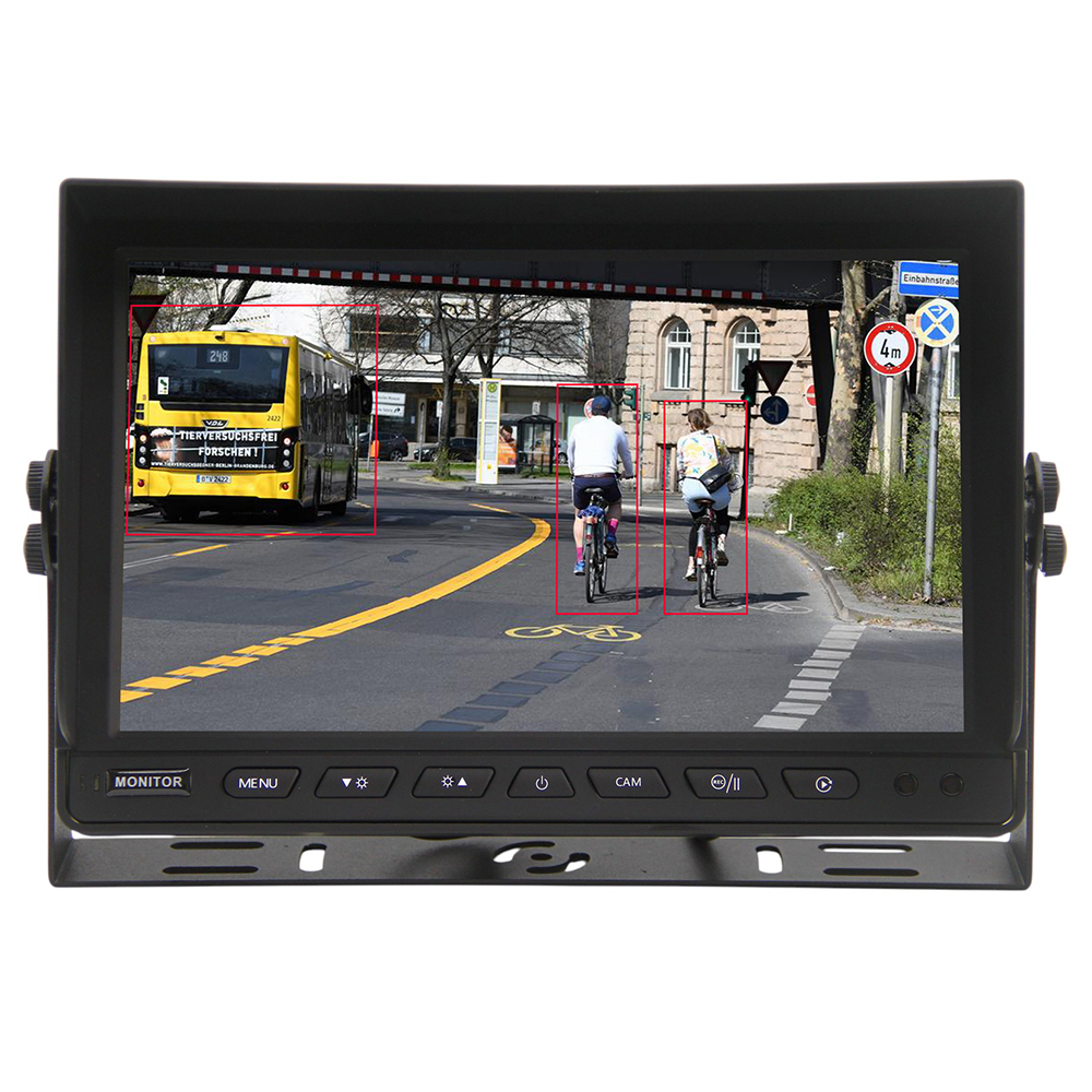 10.1 inch AHD Quad DVR Monitor with built in BSD function