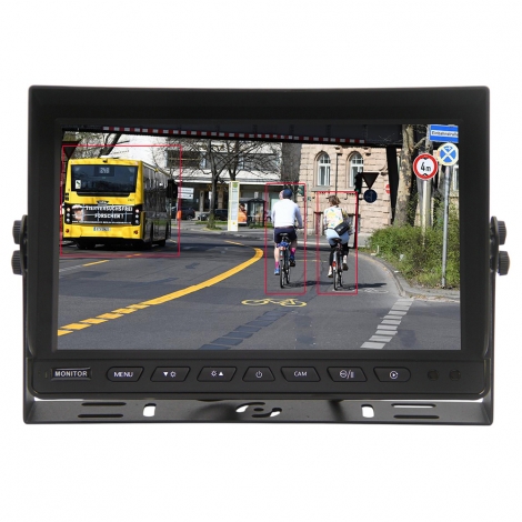 10.1 inch AHD Quad DVR Monitor with built in BSD function