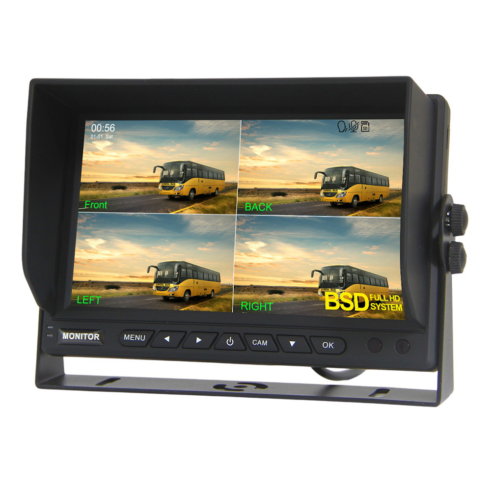 7 Inch AHD Quad DVR BSD Monitor