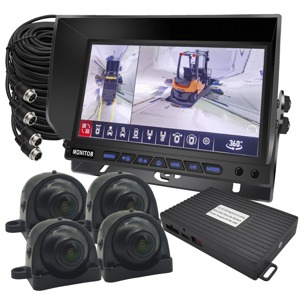 Car 3D 360 Degree Surrounding Bird View Security System