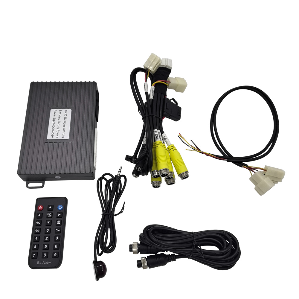 Car 3D 360 Degree Surrounding Bird View Security System