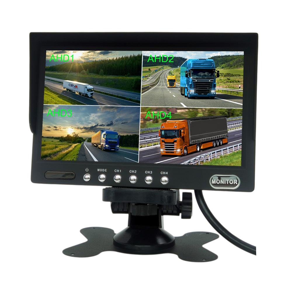 7 Inch Vehicle AHD Quad LCD Monitor