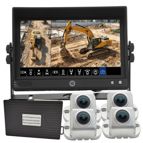 Car 360 Degree Surrounding Bird View Security System